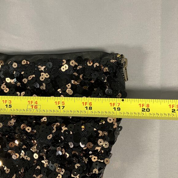 Forever 21 Plus Dress Womens 2X Black Sequin One Shoulder Formal Party Gown - Picture 10 of 12